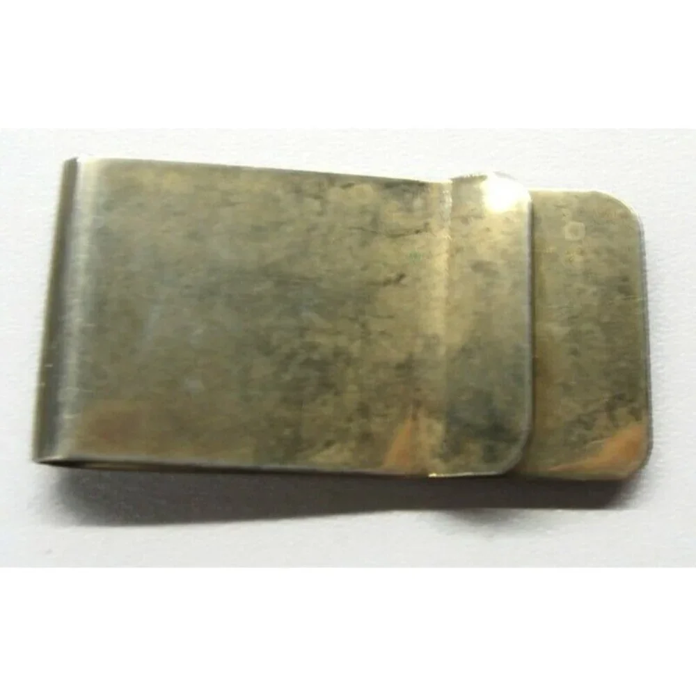 Money Clip Olympics Gold Tone Credit Card Cash ID Holder